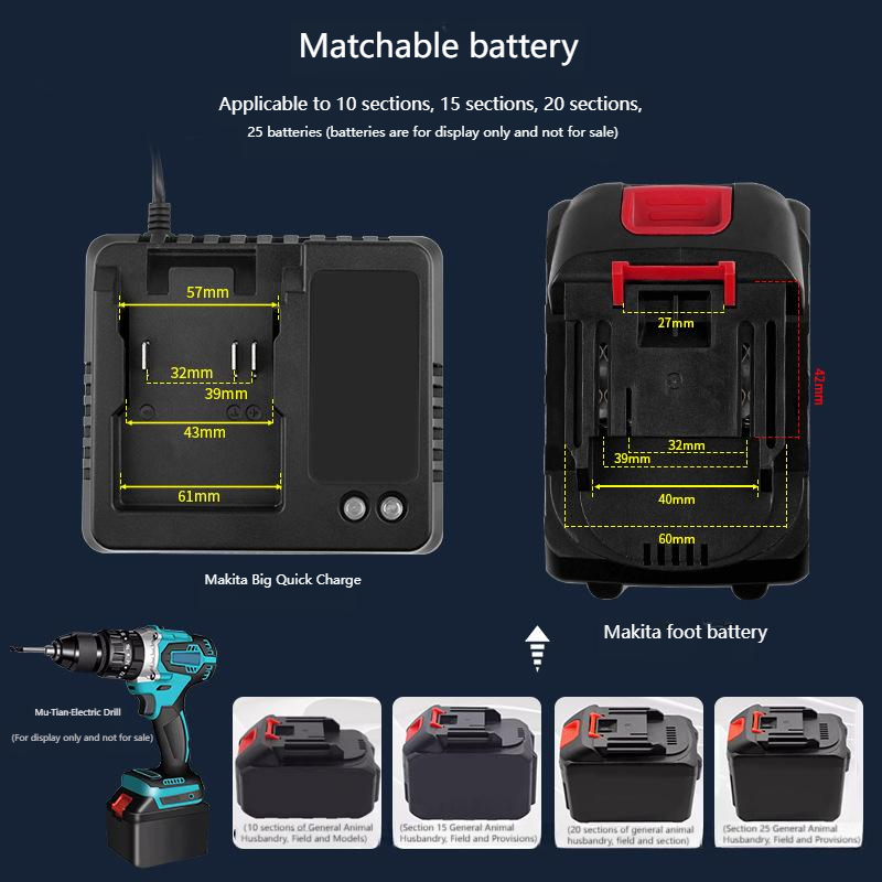 EU US 18V 21V Charger For Maki - Power Tools Sheets ulasan dan harga