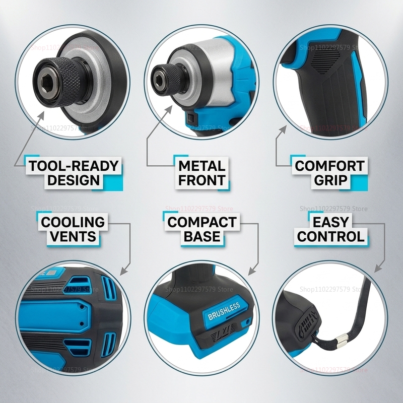 Cordless Brushless Impact Powe - Power Tools Construction ulasan dan harga