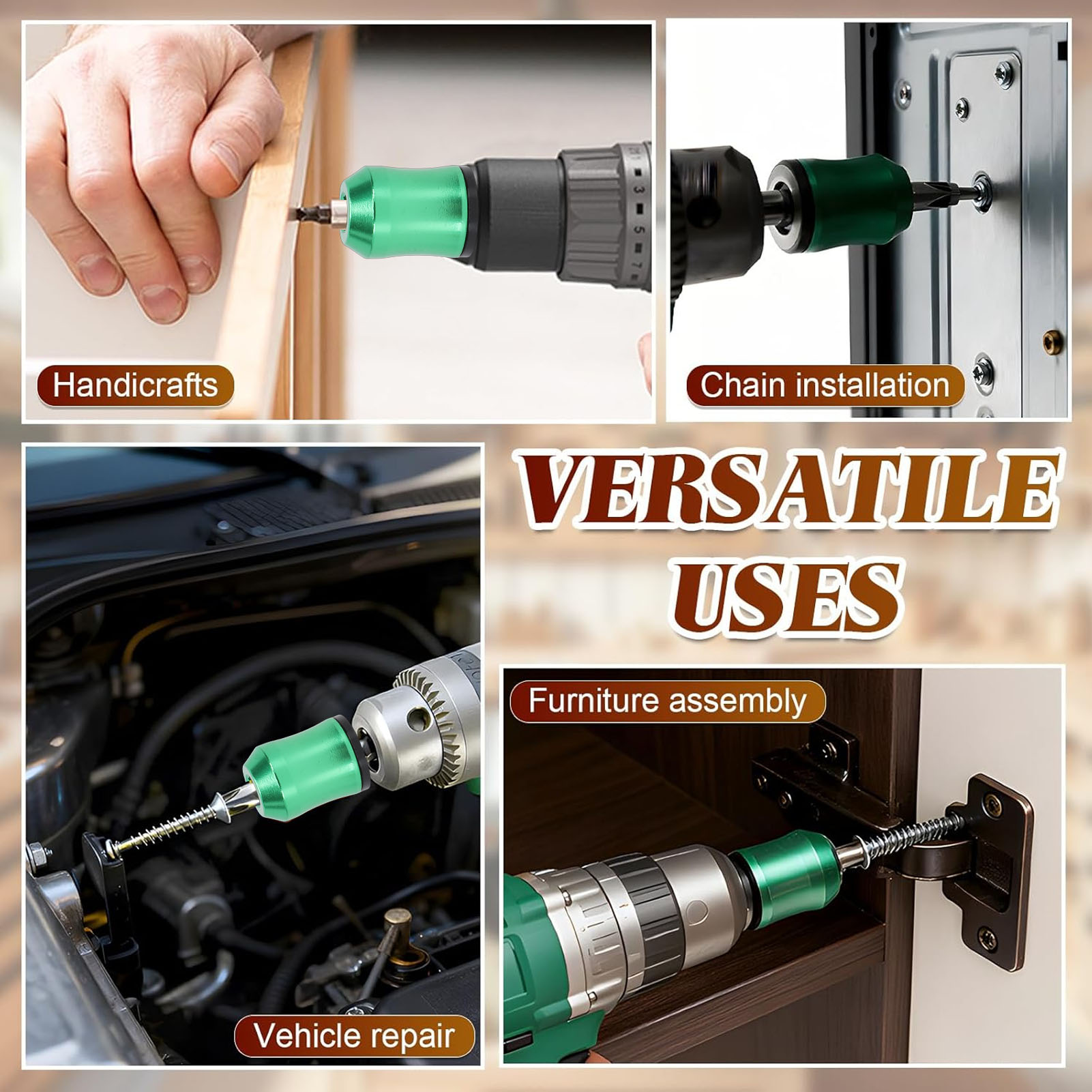3PCS Screwdriver Bit Magnetize - Power Tools Yellow Color ulasan dan harga