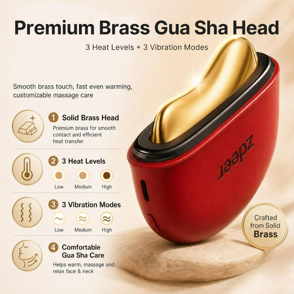 1Set Electric Heated Gua Sha F - Power Tools Red ulasan dan harga