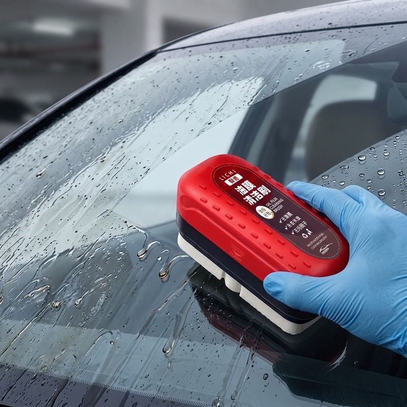 Red Car Glass Oil Film Cleaner - Power Tools Red ulasan dan harga