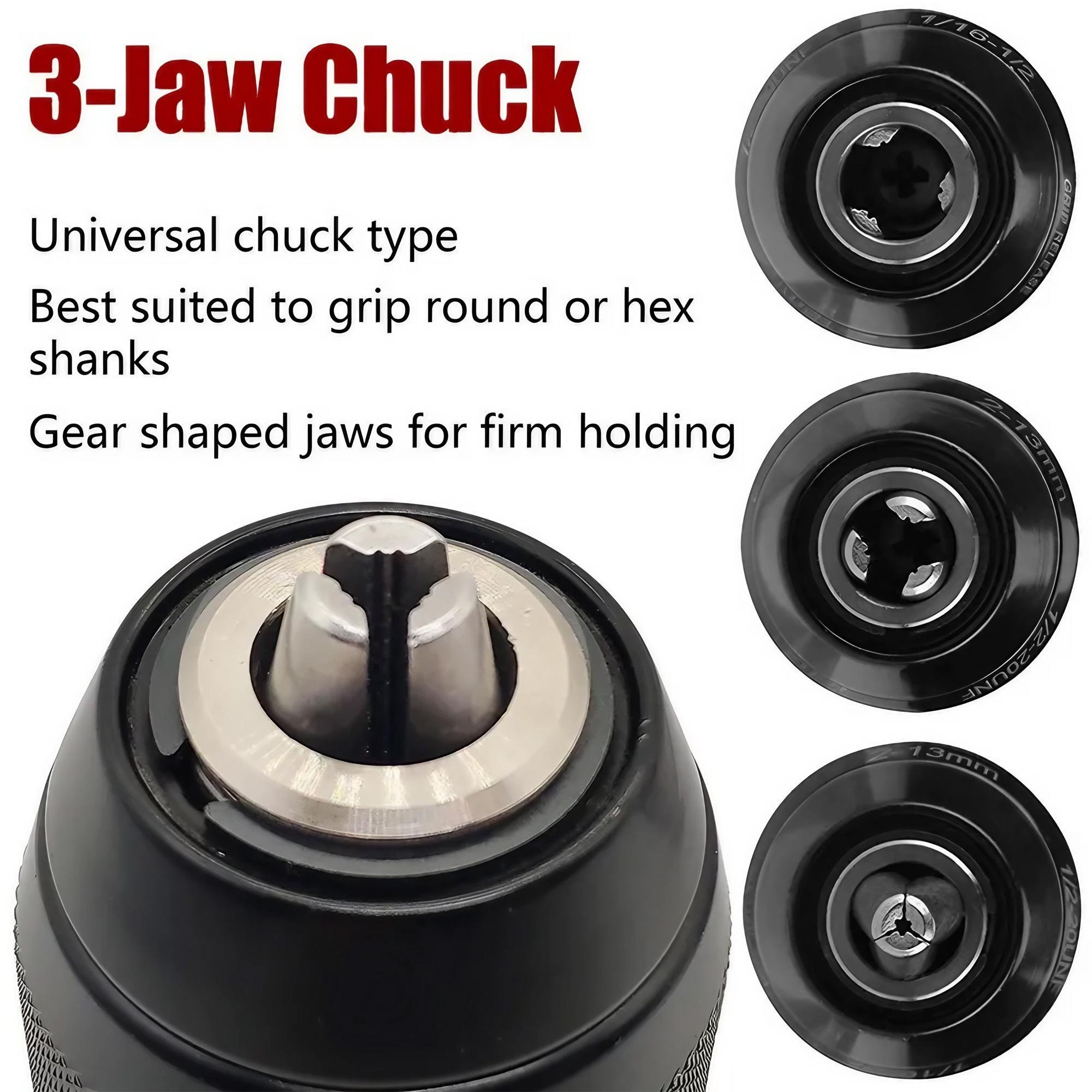 Keyless Drill Chuck Heavy Duty - Power Tools Construction ulasan dan harga