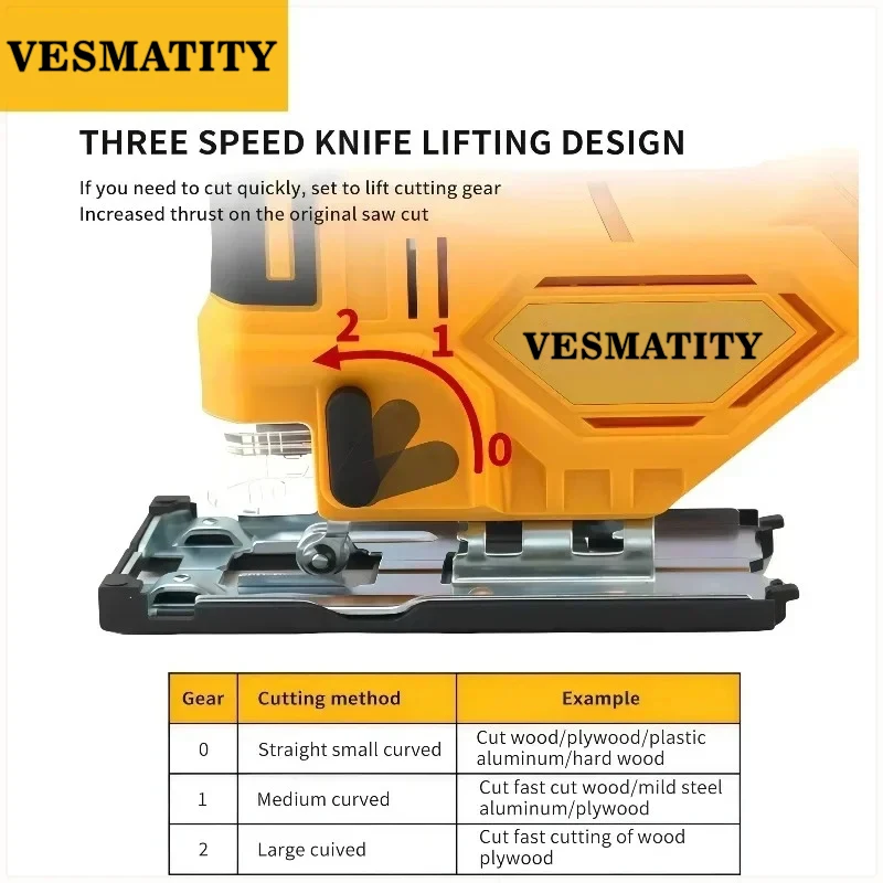 2700RPM Curve Saw Cordless Ele - Power Tools Jigsaw ulasan dan harga