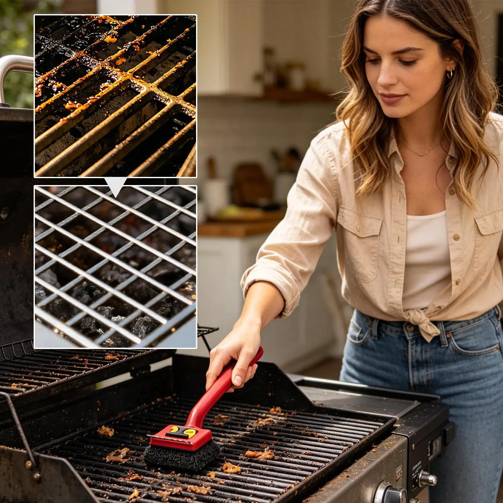 Long Handle Electric Grill Bru - Power Tools Red ulasan dan harga
