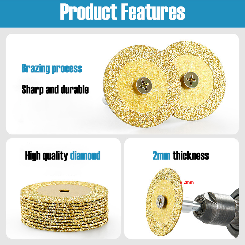 40mm Braze Diamond Saw Blade M - Power Tools Sheets ulasan dan harga
