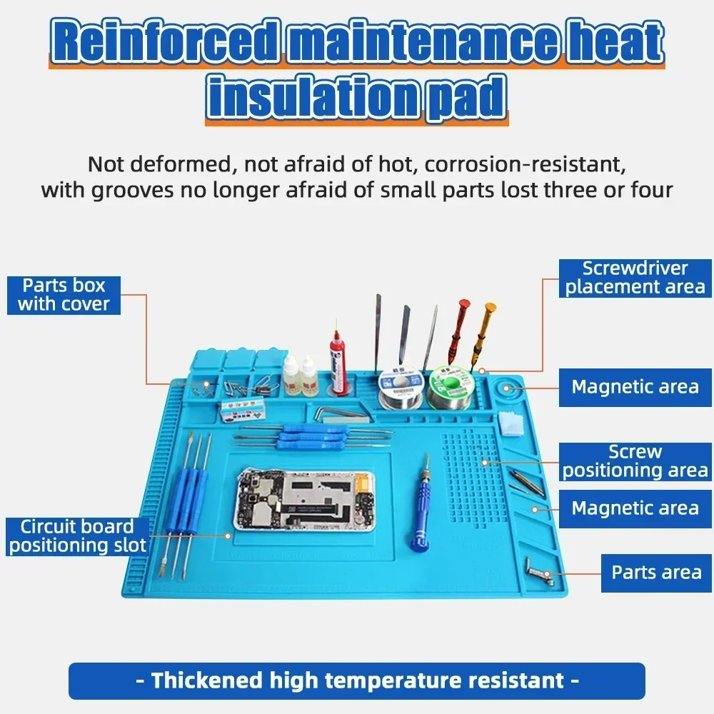 Heat Insulation Magnetic Silic - Power Tools Station ulasan dan harga