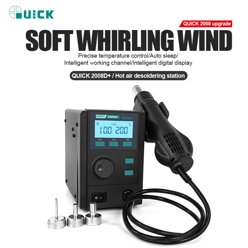 QUICK 2008D+ Desoldering Rewor - Power Tools Station ulasan dan harga