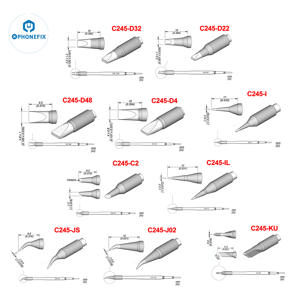 OEM C245 C470 Series Tips C245 - Power Tools Station ulasan dan harga