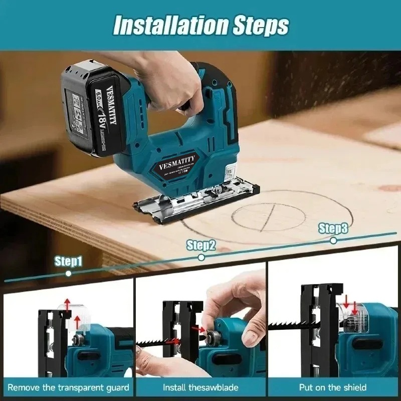 DJV182Z 340W Brushless Jigsaw  - Power Tools Jigsaw ulasan dan harga