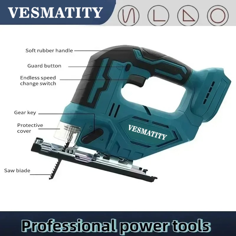 DJV182Z 340W Brushless Jigsaw  - Power Tools Jigsaw ulasan dan harga